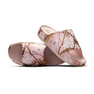 (WMNS) Nike Calm Real Tree Slides 'Silt Red'  "FAST SHIPPING"